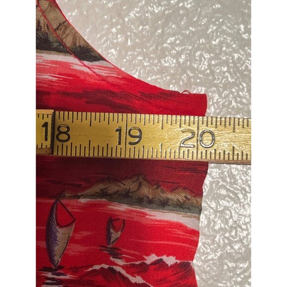 Connected Apparel Women's 8 Blouse Button Front Sleeveless Rayone - Picture 12 of 14